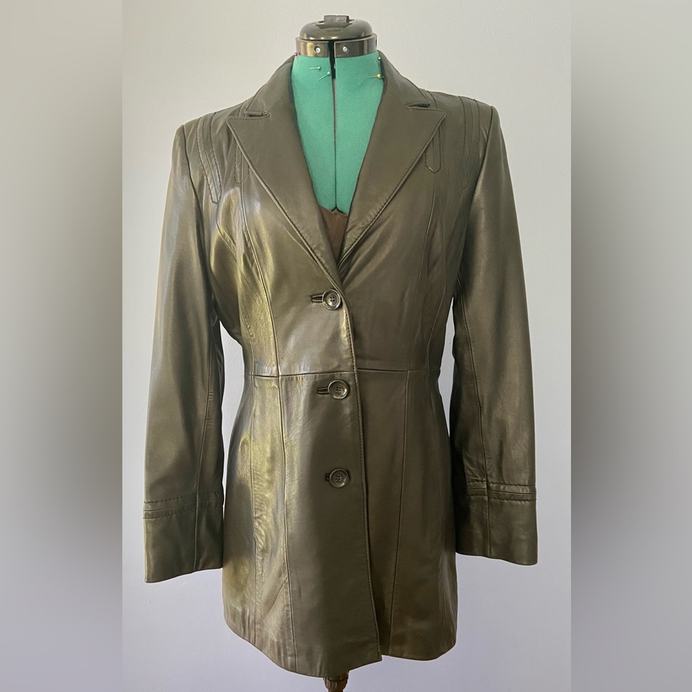 Women’s Leather Long Jacket